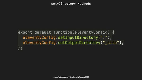 eleventyConfig.setInputDirectory(