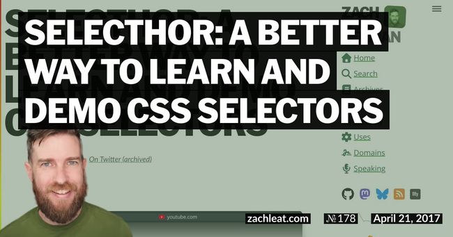 Selecthor: A Better way to Learn and Demo CSS Selectors