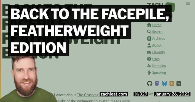 Back to the Facepile, Featherweight Edition