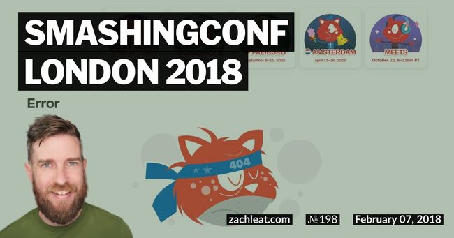 SmashingConf London 2018