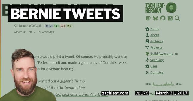 Bernie Tweets