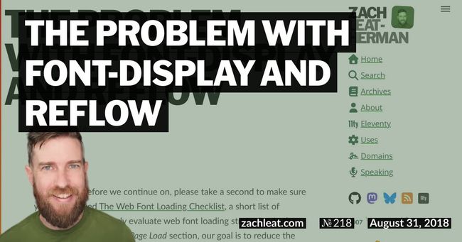 The Problem with font-display and Reflow