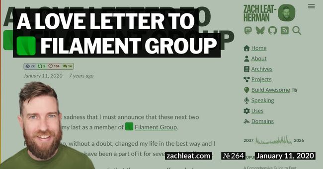 A Love Letter to Filament Group