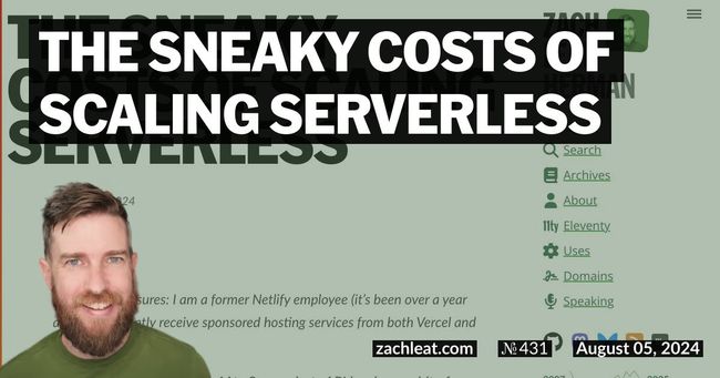 The Sneaky Costs of Scaling Serverless