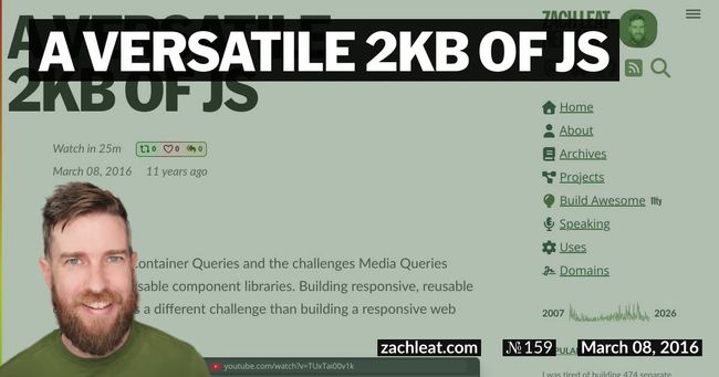 A Versatile 2KB of JS