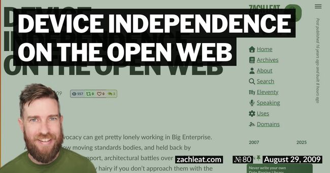 Device Independence on the Open Web
