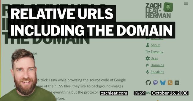Relative URLs including the Domain