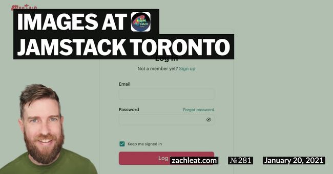 Images at Jamstack Toronto