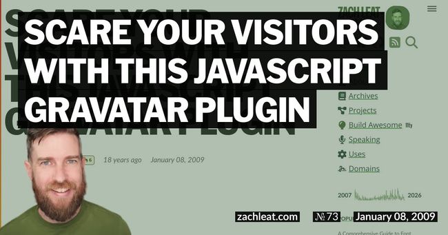 Scare Your Visitors with this JavaScript Gravatar Plugin
