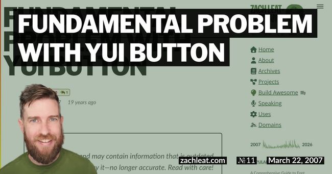 Fundamental Problem with YUI Button