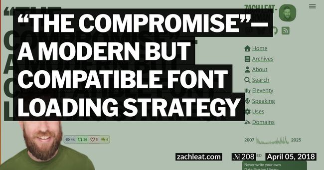 “The Compromise”—a Modern but Compatible Font Loading Strategy