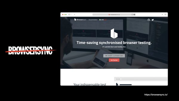 Browsersync, crossed out