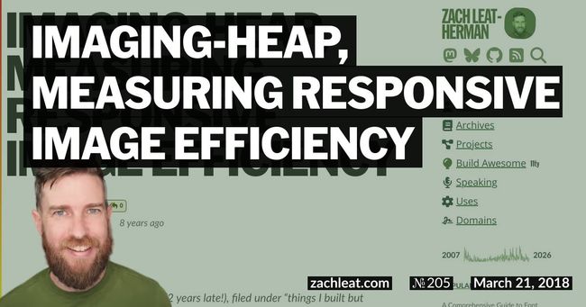 imaging-heap, Measuring Responsive Image Efficiency