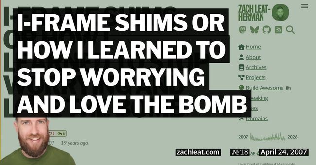I-Frame Shims or How I Learned to Stop Worrying and Love the Bomb