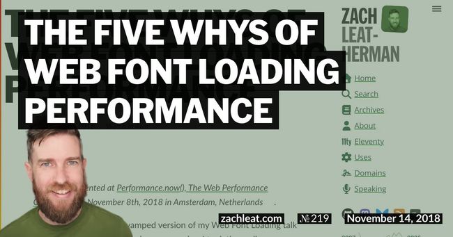 The Five Whys of Web Font Loading Performance