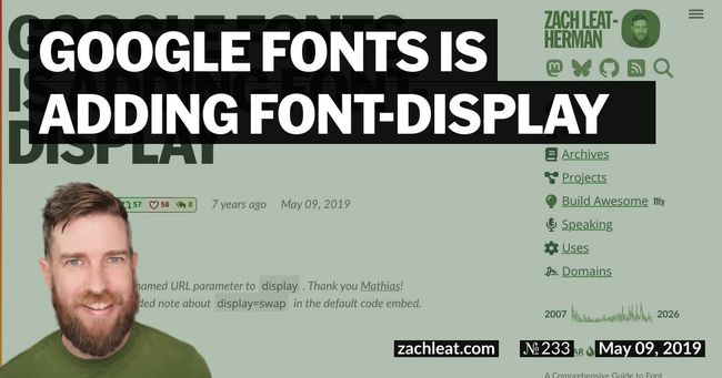 Google Fonts is Adding font-display 🎉