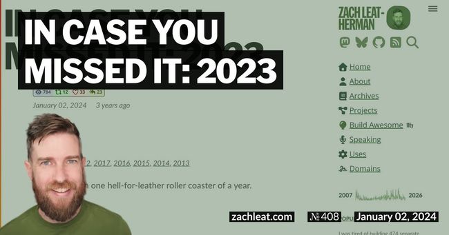 In Case You Missed It: 2023