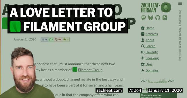 A Love Letter to Filament Group