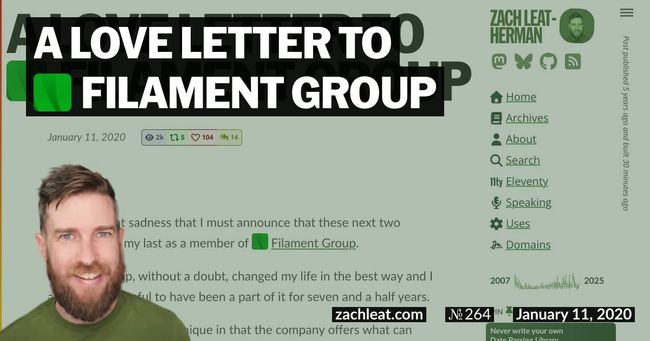 A Love Letter to Filament Group