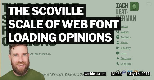 The Scoville Scale of Web Font Loading Opinions