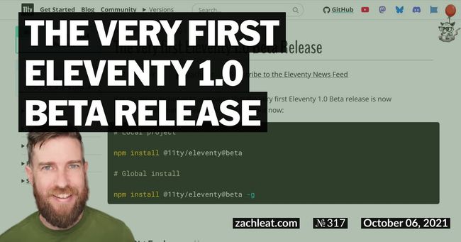 The Very First Eleventy 1.0 Beta Release