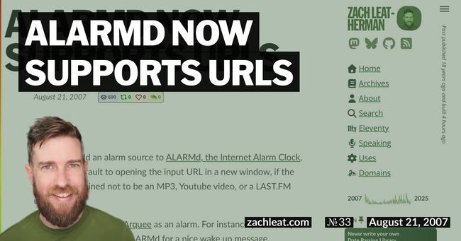 ALARMd now supports URLs