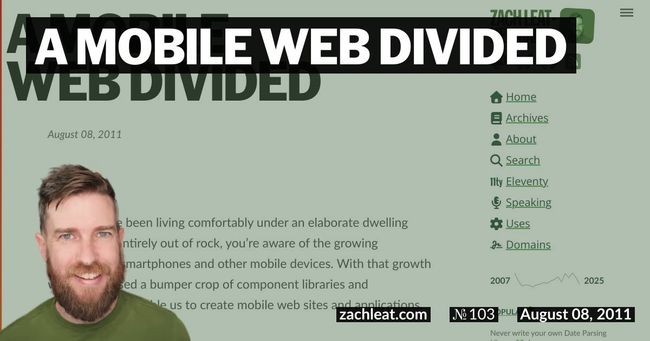 A Mobile Web Divided