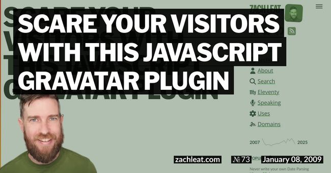 Scare Your Visitors with this JavaScript Gravatar Plugin