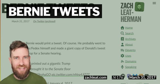 Bernie Tweets