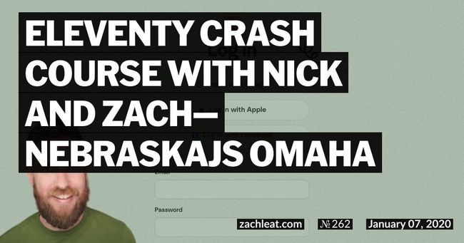 Eleventy Crash Course with Nick and Zach—NebraskaJS Omaha