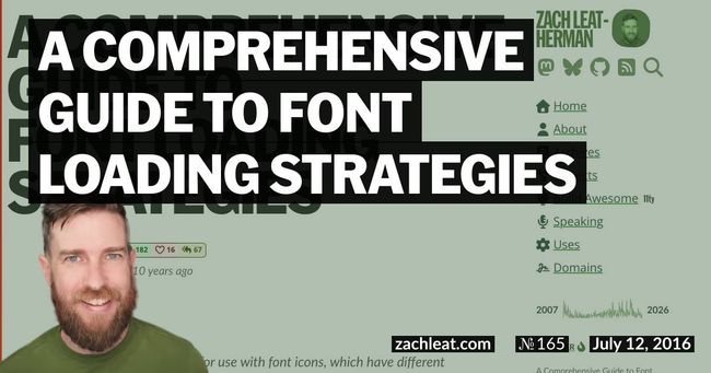 A Comprehensive Guide to Font Loading Strategies