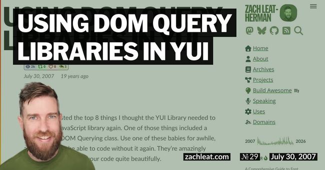 Using DOM Query Libraries in YUI