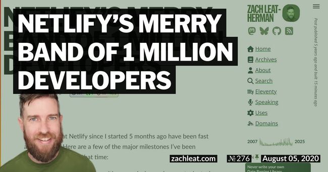 Netlify’s Merry Band of 1 Million Developers