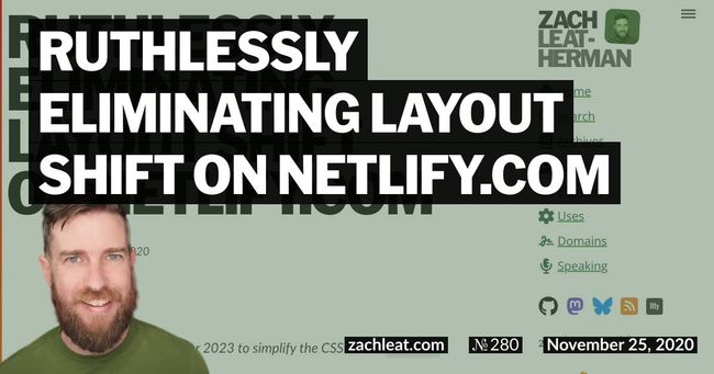 Ruthlessly Eliminating Layout Shift on netlify.com