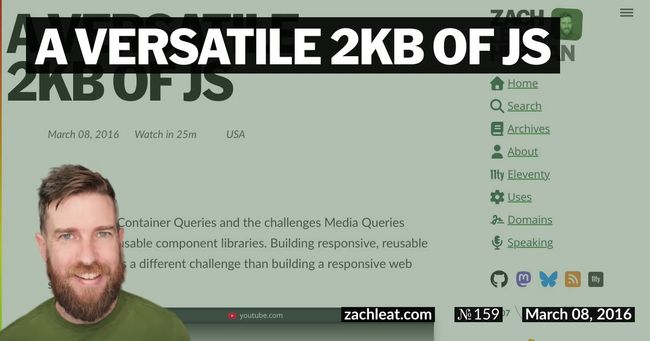 A Versatile 2KB of JS