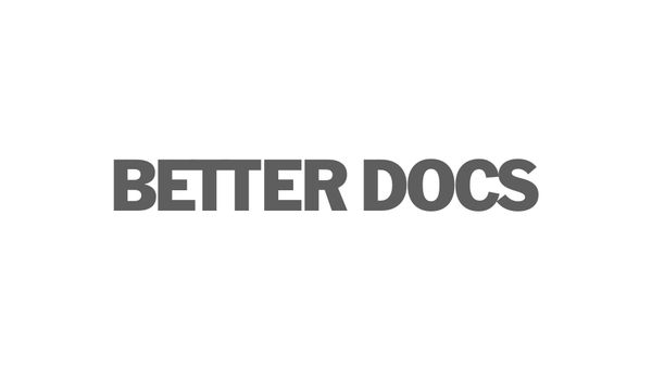 Better docs!