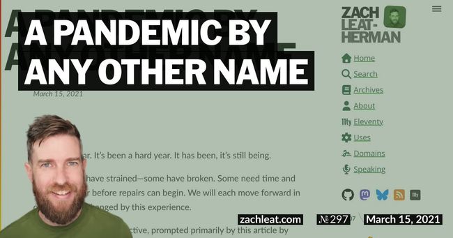 A Pandemic By Any Other Name