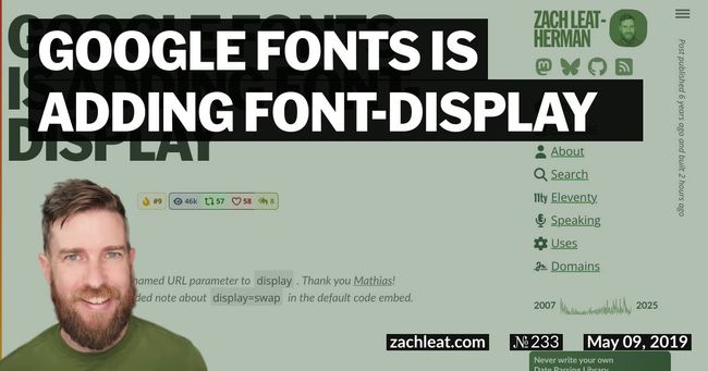 Google Fonts is Adding font-display 🎉