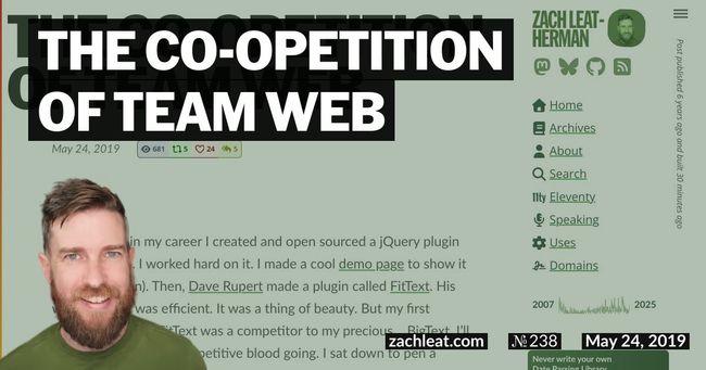 The Co-opetition of Team Web