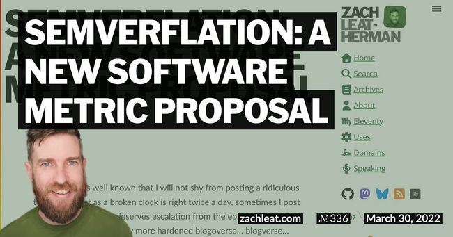 Semverflation: a new software metric proposal