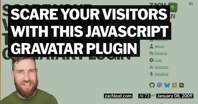 Scare Your Visitors with this JavaScript Gravatar Plugin