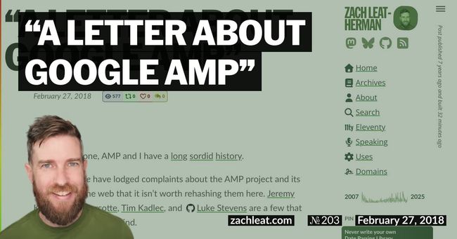 “A letter about Google AMP”