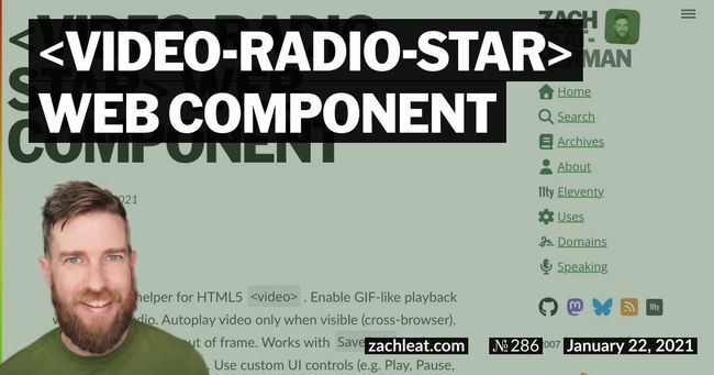video-radio-star Web Component