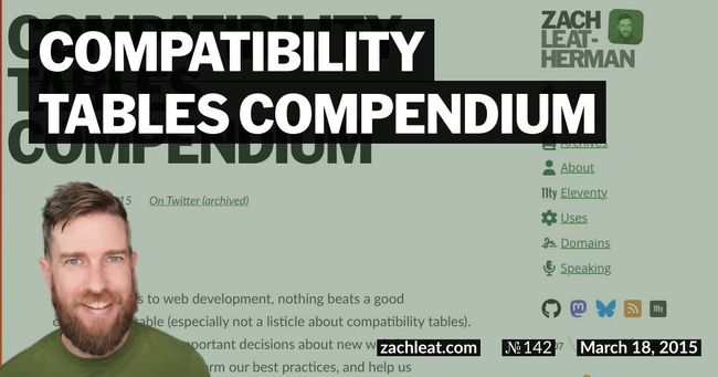 Compatibility Tables Compendium