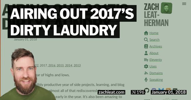 Airing Out 2017’s Dirty Laundry