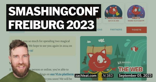 SmashingConf Freiburg 2023