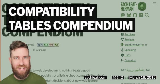 Compatibility Tables Compendium