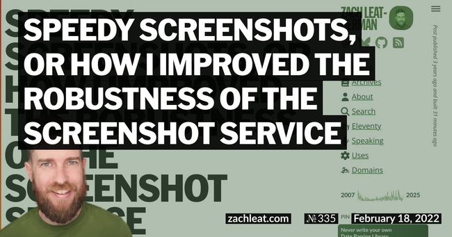 Speedy Screenshots, or How I Improved the Robustness of the Screenshot Service