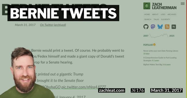 Bernie Tweets