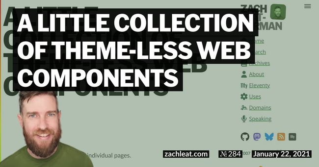 A little collection of theme-less Web Components